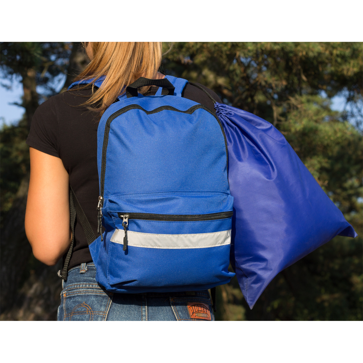 Reflecting Back Pack REFLECT backpack, blue | Promolog
